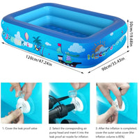 1 x RAW Customer Returns Inflatable pool, inflatable paddling pool, children s pool, children s paddling pool, swimming pool, inflatable pool, inflatable children s pool, baby pool - RRP €24.99