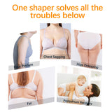 1 x Brand New  MD Women Tummy Control Shapewear Body Butt Lifter Full Body Shaper for Clothes Open Bust Thigh Waist Slimmer Trainer - RRP €24.0