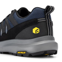 1 x RAW Customer Returns FitVille hiking shoes men extra wide lightweight breathable trekking shoes wide outdoor shoes non-slip mountain shoes cushioning men s sneakers with arch support navy blue 42.5 EU X-Wide - RRP €69.99