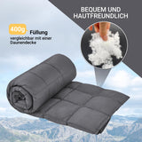 1 x RAW Customer Returns KingCamp Ultralight Travel Blanket, Warm Outdoor Blanket, Windproof Camping Blanket, Water-Repellent Compact Small Pack Size for On the Go Picnic Travel at Home 175 135 cm Gray - RRP €40.28