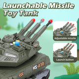 1 x RAW Customer Returns Tank toy set, military toys with 6 military vehicles and 8 soldier figures, army toys with sound and light set, gift for boys aged 3 4 5 6 years green  - RRP €33.99