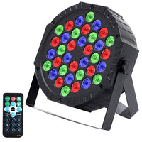 1 x RAW Customer Returns 1 pcs LED Par Spotlight, 36 LED Stage Light, Party Light RGB DMX512 with Remote Control Stage Light 7 Light Modes DJ Light for Party, Bar,Christmas,Stage,Halloween,Wedding - RRP €23.99