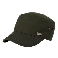 1 x Brand New TOP-EX Men s Army Military Cap - Summer Baseball Cap Hat, Peaked Cap, Cuba Style, Adjustable Hiking Hat, Foldable Sun Hat Ideal for Outdoor Activities Army Green M - RRP €20.16