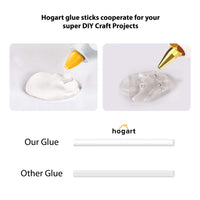 1 x RAW Customer Returns HOGART Hot Glue Gun 20W with 60 pcs. Hot Glue Sticks, Hot Glue Gun with Transparent Glue Sticks, Glue Gun with Sticks, Hot Glue Gun, for DIY Small Crafts and Quick Repairs - RRP €13.1