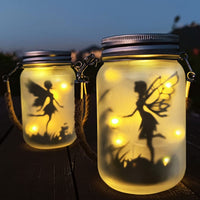 1 x RAW Customer Returns Elf Fairy in a Glass Bottle, Mostof Waterproof Solar Garden Lights Fairy Lamps for Christmas Garden Indoor Outdoor Patio Lawn Hot  - RRP €24.48