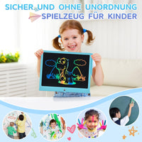 1 x RAW Customer Returns 15 inch LCD writing board for children, RaceGT writing board for children, drawing board magic board, drawing pad for children, environmentally friendly bright colorful writing pad,  tablet from 3 years, blue - RRP €19.99