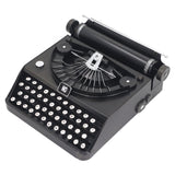 1 x RAW Customer Returns Vintage typewriter model, iron antique retro classic manual typewriter decoration, old typewriter props, home decoration, ornaments, photo prop - RRP €65.95