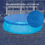 1 x RAW Customer Returns Round pool cover, round pool cover 183 cm, swimming pool solar cover, cover for pool, foldable swimming pool cover, pool cover, pool cover, round pool cover for above-ground pools - RRP €14.99