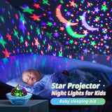 1 x RAW Customer Returns One Fire Night Light Starry Sky Projector Children, Night Light Children Night Light Baby, Bedside Lamp Children, 90 Light Modes Star Projector, Battery Lamp Children s Room Decoration, Personalized Gifts Baby - RRP €21.7