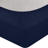 1 x RAW Customer Returns Utopia Bedding Quilted Mattress Protector 180 x 200 cm, Fitted Mattress Topper, Deep Pocket Mattress Cover Stretches up to 38 cm Navy Blue  - RRP €19.06