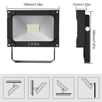 1 x RAW Customer Returns Left 60W LED spotlights, set of 2 5200LM 6500K LED floodlights, cold white, super bright outdoor spotlights, IP66 waterproof LED floodlights, LED spotlights for gardens, courtyards, garages, hotels - RRP €25.51