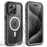 1 x RAW Customer Returns BDIG Case for iPhone 15 pro max Waterproof, 360 Degree All-Round Protection with Built-in Screen Protector TPU Bumper IP68 Shockproof Cell Phone Case Protective Case Compatible with iPhone 15 pro max 6.7 , Black - RRP €20.12