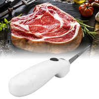 1 x RAW Customer Returns Electric Knife, Cordless, Rechargeable, Easy Cutting, Electric Carving Knife, Stainless Steel Blades, Fillet Knife, Portable Steak Knife For Carving - RRP €29.46