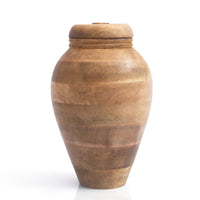 1 x RAW Customer Returns The Great Indian Bazaar Beautifully Hand Engraved Urn Vase for Human Ashes, Burial, Cremation, Funeral, Casket, Keepsake, Ash Scattering Vase, Lifetime Memorial Columbarium, 30 x 18 cm - RRP €46.21