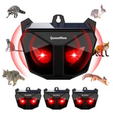 1 x RAW Customer Returns Solar Cat Repeller for Garden, Silent Flash Cat Repeller Marten Repeller, Waterproof Cat Repellent Garden, Solar Charging Cat Repeller for Nocturnal Animal Cats Dogs Birds Mice, 4 Pack - RRP €46.99