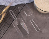 1 x RAW Customer Returns SCSpecial Ice Scoop Barman Set of 6 Transparent Plastic Scoops with 3 Different Sizes of Transparent Candy Scoops - RRP €9.99