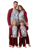 12 x Brand New Amissz Family Christmas Pajamas Dad Mom Kids Baby Romper Chrismas Sleepwear Home Suit with Santa Print Gray for Dad L - RRP €299.88