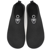 1 x RAW Customer Returns AGSOFT bathing shoes, swimming shoes, water sports shoes, breathable, quick-drying beach shoes, non-slip, lightweight surfing shoes, aqua shoes for women and men, black 35 EU  - RRP €22.18