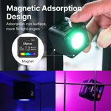 1 x RAW Customer Returns ULANZI L2 RGB Video Light, Mini Cube Lights Photo Studio, COB Camera Light 360 Full Color, Portable Photography Video Lighting, 800mAh Rechargeable Magnetic - RRP €20.16