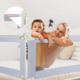 1 x RAW Customer Returns CCLIFE bed rail fall protection bed bed guard bed guard 190cm anti-fall for baby children baby bed rail children s bed rail safety protection - RRP €44.6