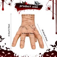 1 x RAW Customer Returns Mprocen Family Hand, Thing Hand, Latex Thing Hand for Fan Articles, Gothic Thing Figure Hand Model, Cosplay and Photo Props for Halloween Party - RRP €15.12