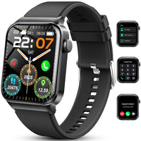 1 x RAW Customer Returns Smartwatch Men Women with Telephone Function 1.85 Full Touch Smart Watch Fitness Watch with 113 Sports Modes, Pedometer Sleep Monitor Heart Rate Monitor IP68 Waterproof Wristwatch Sports - RRP €30.24