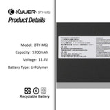 1 x RAW Customer Returns KYUER BTY-M6J BTY-U6J Laptop Akku f r MSI GS63 6RF 7RD 7RE 8RD 8RE 8RF GS63VR 6RF 7RF 7RE GS73 7RE 8RD 8RE 8RF GS73VR 7RF WS63 7RK 8SK 8SJ 8SL WS63VR 7RL Stealth Pro MS-17B7 MS-17B1 MS-16K2 MS-16K4 - RRP €34.73