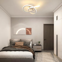 1 x RAW Customer Returns LED Ceiling Light, 30W 3300LM Modern Ceiling Lamp, 3000K Warm White Light, Acrylic Flower Design White LED Ceiling Chandelier for Bedroom Living Room Kitchen - RRP €37.98