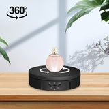 4 x RAW Customer Returns Napacoh Electric Turntable, Electric 360 Degree Turntable for Photography, Automatic Rotating Platform, Perfect for 360 Degree Pictures, Product Display, Jewelry Watch Holder Black - RRP €80.64