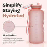 1 x RAW Customer Returns Hydracy Drinking Bottle with Fruit Insert - 2L Water Bottle - BPA-Free Drinking Bottle with Time Marking Leak-Proof Sports Bottle - Condensation-Free for Sports and Outdoor - RRP €28.2