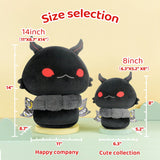 6 x Brand New Mewaii 36CM Soft Mothman Mushroom Stuffed Animal Plush Pillow Squishy Toy for Black - RRP €175.38