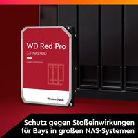 1 x RAW Customer Returns WD Red Pro internal hard drive 8 TB 3.5 inch, NAS hard drive, 7,200 rpm, SATA 6 Gbit s, NASware technology, for NAS systems with up to 24 bays in continuous operation, 256 MB cache Red - RRP €299.0