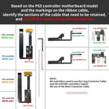 1 x RAW Customer Returns Back Paddles Programmable Remap Kit for PS5 Controller, RISE4 Back Buttons for PS5 Controller BDM-010 020 030, Upgrade 4 Back Buttons Attachments Support Mapping, Turbo and Combo Function - RRP €53.35