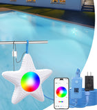 13 x Brand New GedFong pool lighting underwater, LED pool lighting underwater with APP control, pool lights for above ground pool to hang for pond, bathtub, party festival decoration - RRP €458.64