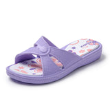 1 x RAW Customer Returns JOMIX Sandals Women s Mules with Footbed Summer Flip Flops Beach Sandals Adult Slippers Purple, 38 EU, SD9205  - RRP €60.0