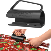 1 x Brand New Yeria Gift Wrapping Paper Cutter for Rolls, Wrapping Paper Cutter with Handle, Cutter for Birthdays, Christmas and All Kinds of Parties - RRP €22.8