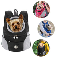 1 x RAW Customer Returns MUNCASO Dog Carrier Backpack Puppy Bag Small Pet Front Bag with Breathable, Head-Out Design, Waterproof Bottom for Travel, Outdoor, Hiking - RRP €34.99