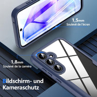 1 x RAW Customer Returns Kuaguozhe for Samsung Galaxy A55 5G Case, Samsung A55 Case with Integrated Screen Protector, 360 Degree All-Round Protection Protective Case Silicone Case Shockproof Cell Phone Case for Samsung Galaxy A55 5G Blue  - RRP €21.6