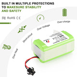 1 x RAW Customer Returns TOPHINON 14.4V 2600mAh Li-Ion Replacement Battery for Conga Excellence 990 950 1090 1790 1990, Ecovacs Deebot N79 N79S DN622, Eufy RoboVac 11, 11S, 12 15C 25C 30 30C 35C, IKOHS NETBOT S14 S15 - RRP €24.99