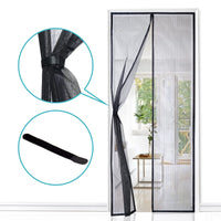 1 x RAW Customer Returns Apalus fly screen door, magnetic insect protection 110x210cm, the magnetic curtain is ideal for the balcony door, cellar door and patio door, easy adhesive installation without drilling, cannot be shortened - RRP €22.99