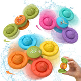 1 x RAW Customer Returns Lehoo Castle Suction Cup Toy Baby, Silicone Bath Toy, Pack of 3 Baby Toys, Fidget Spinner Sensory for Colourful  - RRP €9.99