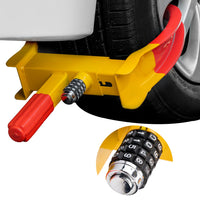 1 x RAW Customer Returns JOYTUTUS universal parking clamp, wheel clamp caravan with combination lock, parking clamp trailer, tire clamp, anti-theft device, for motorhome, car, passenger car, truck - RRP €40.33