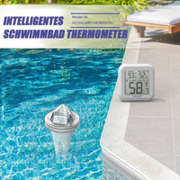 1 x RAW Customer Returns BALDR Pool Thermometer, 360 Degree Hemispherical Housing IP68, Vertical LCD Display, Floating, Easy to Read, Wireless Pool Thermometer, Waterproof Digital Floating Thermometer - RRP €37.3