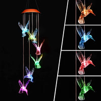 1 x RAW Customer Returns IMMAGE Solar Chimes LED Wind Chime Butterfly Hanging Lights Gifts for Mother Women Garden Indoor Outdoor Decoration Patio Bedroom - RRP €28.8