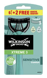 5 x Brand New Wilkinson Sword Xtreme 3 Pure Sensitive Comfort Men s Disposable Razors, 8 units - RRP €57.0