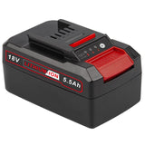 1 x RAW Customer Returns 5.5Ah 18V battery for Einhell Power X-Change, ASUNCELL replacement battery tool battery Compatible with All 18 V Einhell Tools Li-Ion battery with LED display for Einhell battery - RRP €40.32