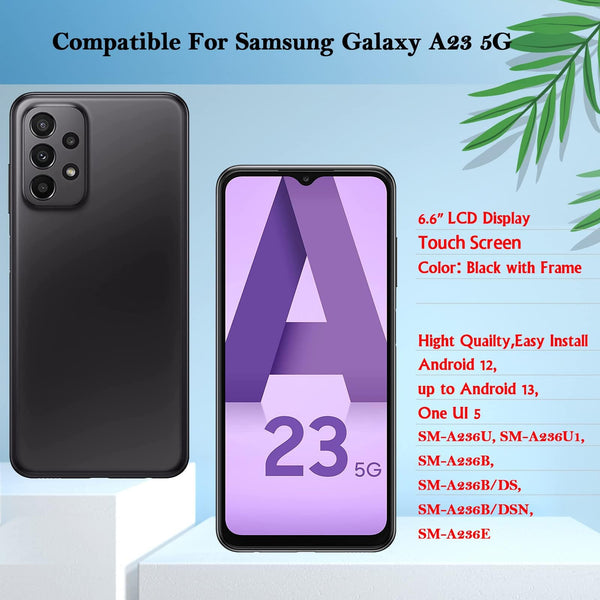 For Samsung Galaxy A23 5G SM-A236U SM-A236B LCD Display Touch Screen  Digitizer