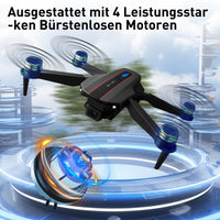 1 x RAW Customer Returns Drone with camera HD 4K, foldable with FPV transmission, RC quadcopter with bag, circular flight, 3D flip, one button return, headless mode, mini drone gift for beginners children teenagers K - RRP €56.46