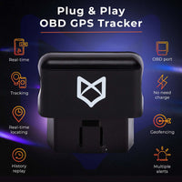 1 x RAW Customer Returns TrackingFox OBD GPS Tracker - Real Time GPS Tracker Car with Phone App - Mobile Alarm System - Anti-Theft Car Tracking Alarm System - Car Security - RRP €35.04