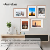 1 x RAW Customer Returns Dmyifan set of 5 gold photo frames, picture frames DIN A3 29.7 x 42 cm , plexiglass portrait frames with seamless hooks, living room for standing and hanging, decorative frames for photos portrait anniversary - RRP €40.33